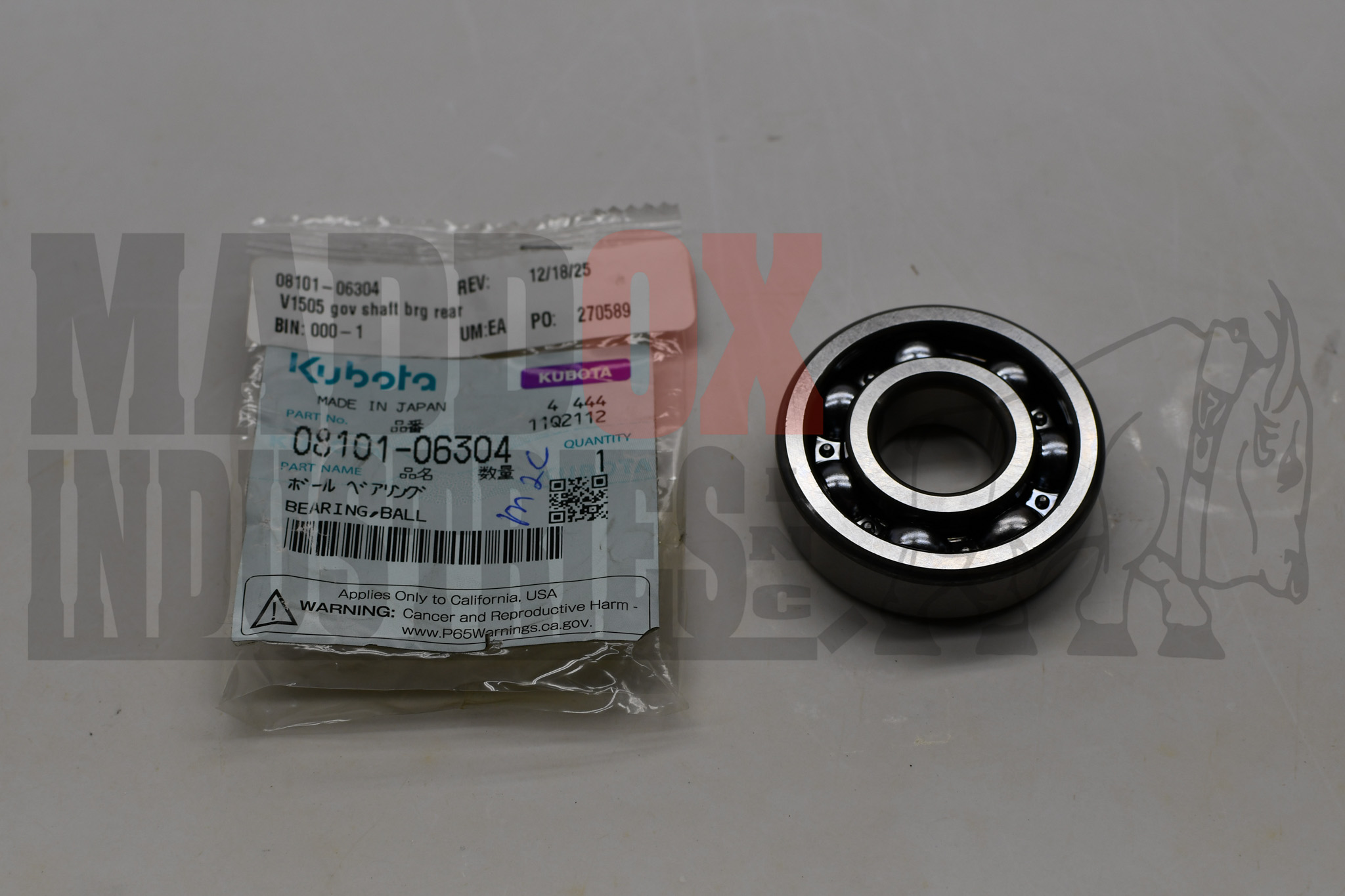 Kubota 08101-06304 Bearing
